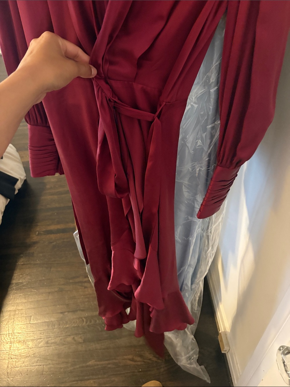 Zimmermann Deep Wine Red Blouse - Picture 5 of 6